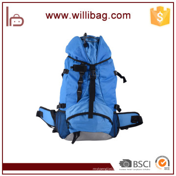 Fashion Blue Reflektierende Custom Wandern Rucksack Reisetasche